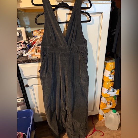 Free People Pants - Free People Vintage Black Wide-Leg Jumpsuit